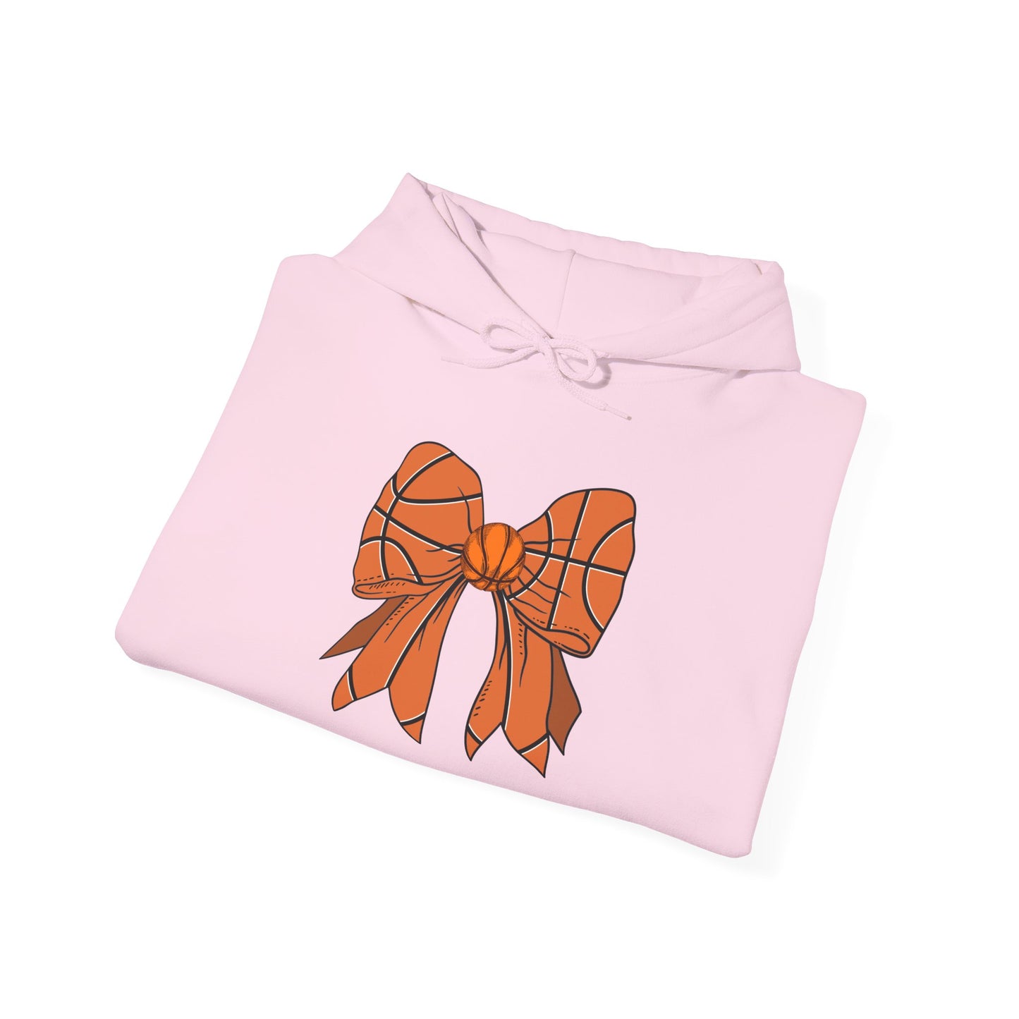 Basketball Bow Hoodie — Custom Number 11 Sports Crewneck